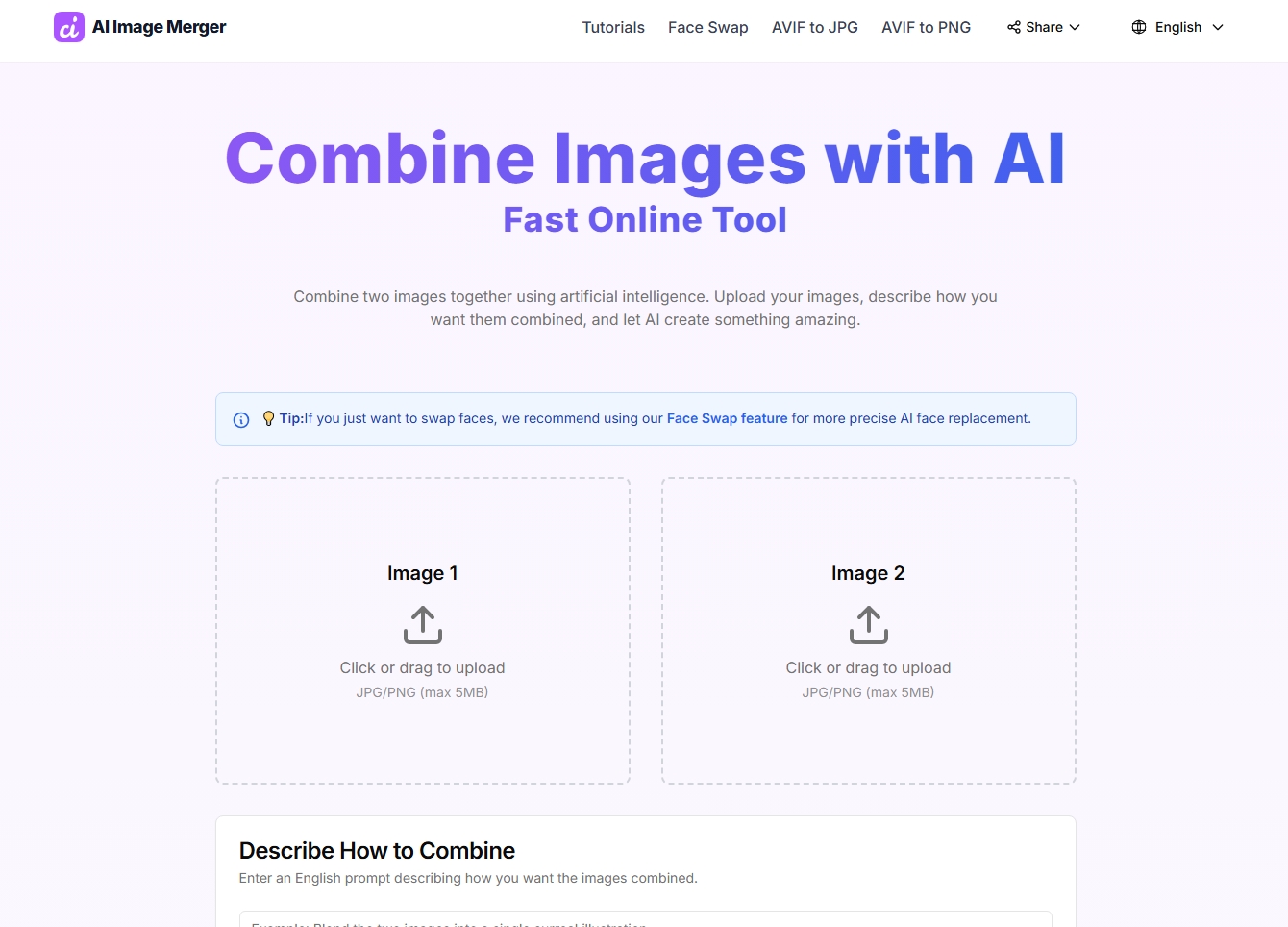 Main interface overview